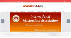 Desktop Screenshot of masterclass.ro